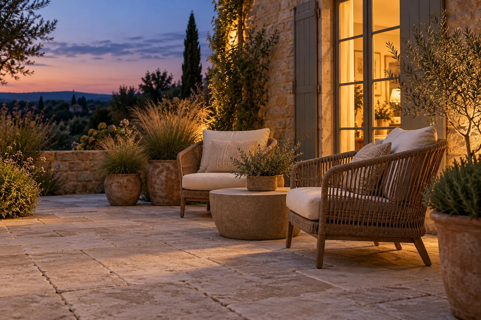 Illustration : Une terrasse à vivre